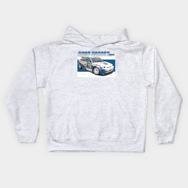 GrA Ford Escort V Kids Hoodie by PjesusArt